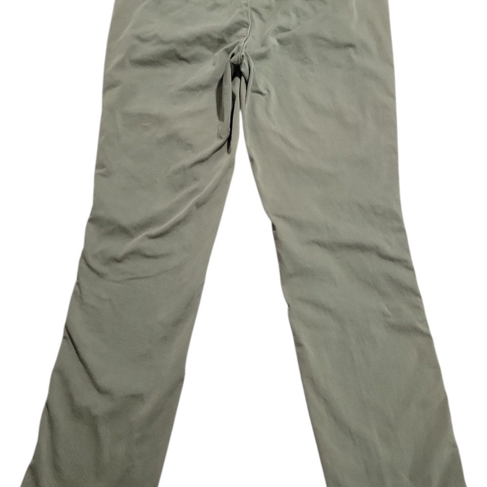 Chino By Anthropologie Women's Relaxed Chino Trouser Pant Size 28 Green Raceing - Picture 4 of 16